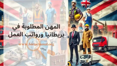 العمل في بريطانيا 2024: المهن المطلوبة في بريطانيا ورواتب العمل