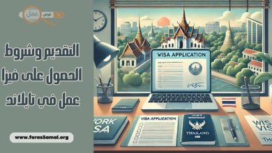 كيفية التقديم وشروط الحصول على فيزا عمل في تايلاند 2025