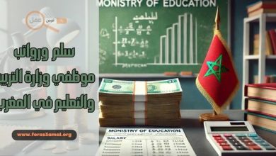 رواتب موظفي وزارة التربية والتعليم وما هو سلم رواتب المعلمين في المغرب 2025