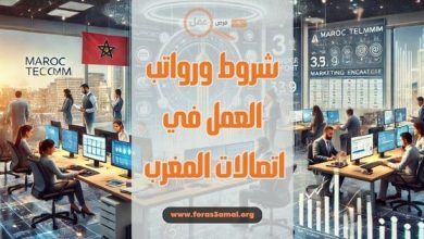 شروط العمل في اتصالات المغرب ورواتب موظفي اتصالات المغرب