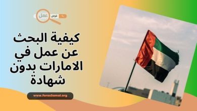 كيفية البحث عن عمل في الامارات بدون شهادة 2025